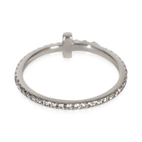 Tiffany & Co. White Gold Diamond Tiffany T Wire Ring pv