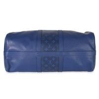 Louis Vuitton Blue Monogram Eclipse Taiga Keepall Bandouliere 45 Handbag stamp