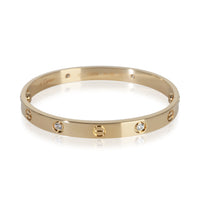 Cartier Yellow Gold Diamond Love Bracelet fv