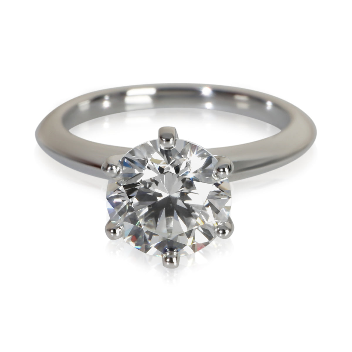 Tiffany & Co. 1.86 ct Round Brilliant Diamond Engagement Ring bv