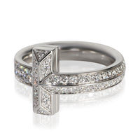 Tiffany & Co. White Gold Diamond Tiffany T T1 Ring sv