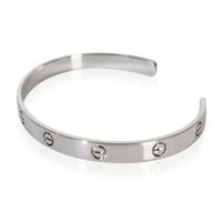 Cartier White Gold  Love Cuff Bracelet sv