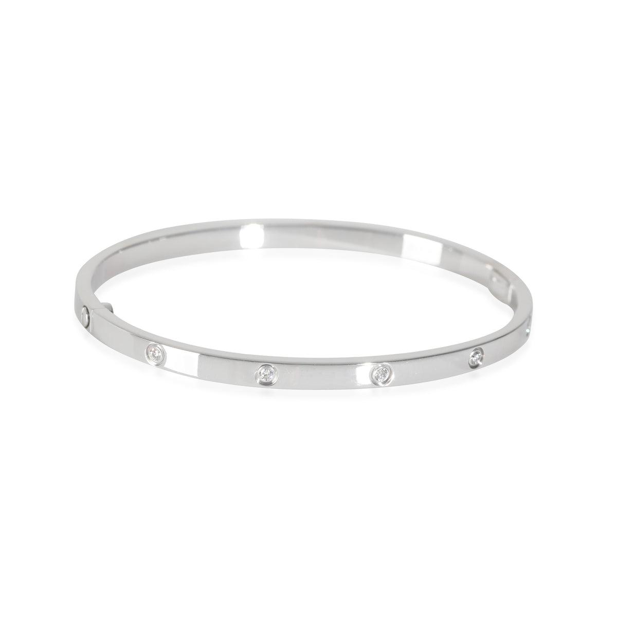 White Gold Diamond Small Model Love Bracelet