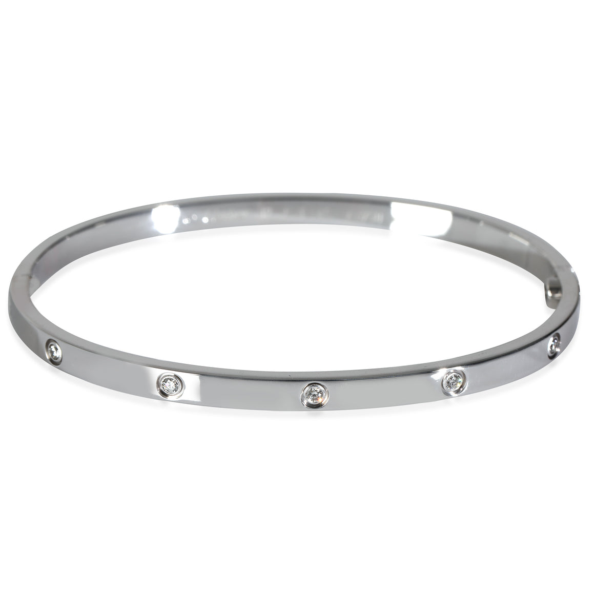 White Gold Diamond Small Model Love Bracelet