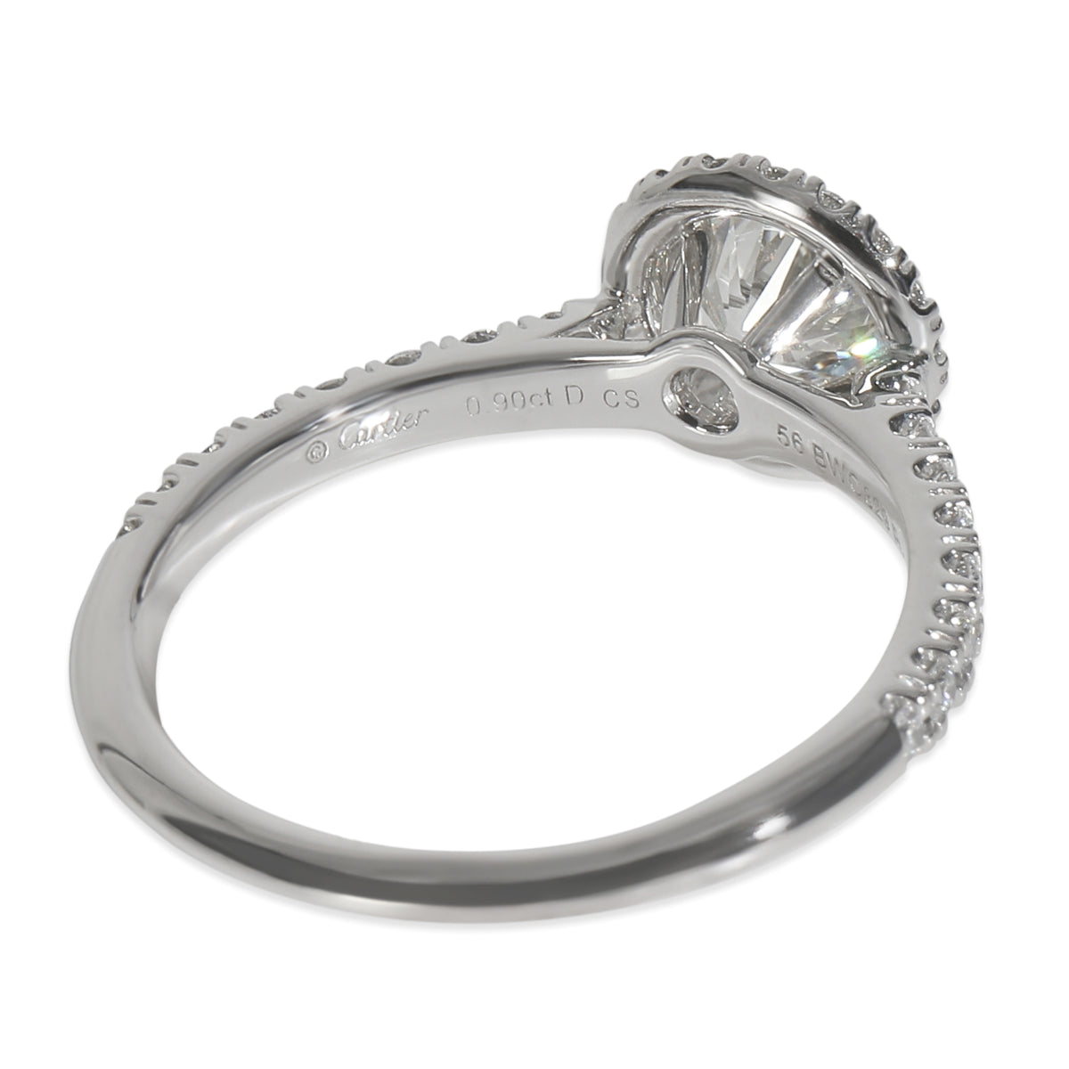 0.9 ct Round Brilliant Diamond Destinee Engagement Ring