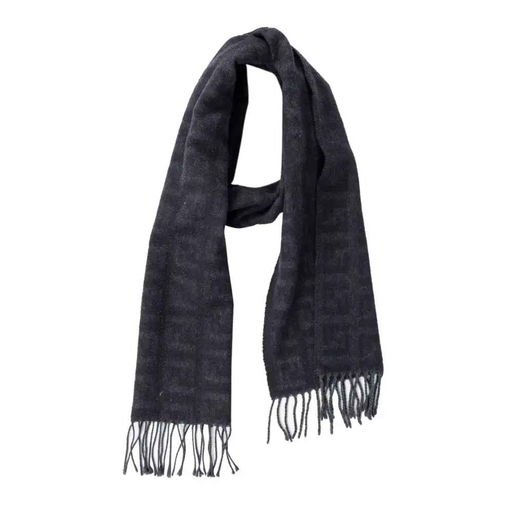 Fendi Black FF Logo Scarf