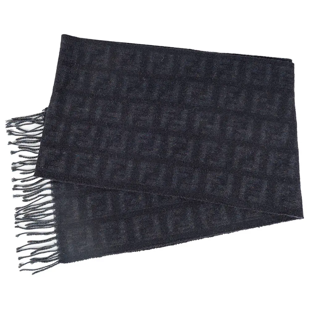 Fendi Black FF Logo Scarf
